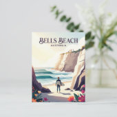 Carte Postale Bells Beach Australie (Debout devant)