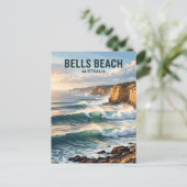 Carte Postale Bells Beach Australie (Debout devant)