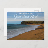 Carte Postale Bells Beach célèbre Grande Route Océanique de bien (Devant / Derrière)