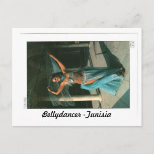 CARTE POSTALE BELLYDANCER -TUNISIE
