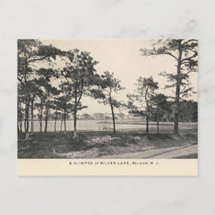 Carte Postale Belmar NJ, Silver Lake, 1909 Style Vintage