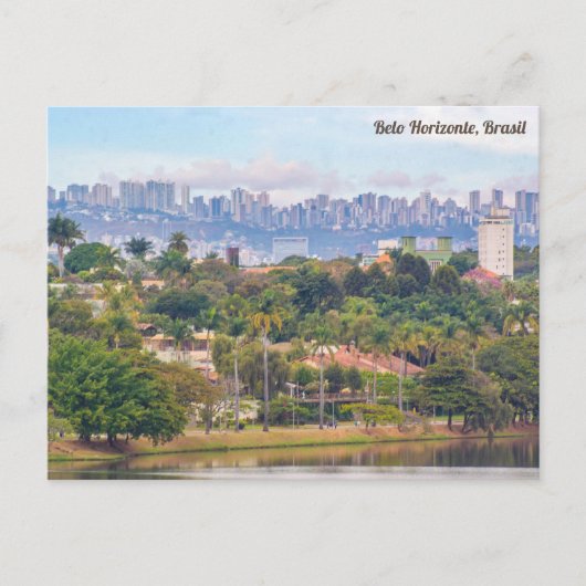 Carte Postale Belo Horizonte, Minas Gerais, Brasil (Devant)