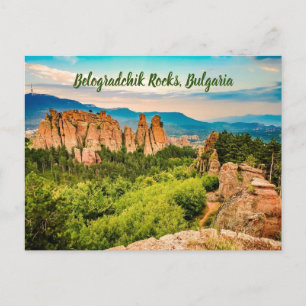 Carte Postale Belogradchik Rocks Bulgarie stylized