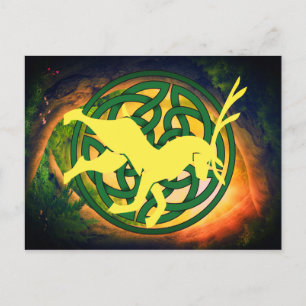 Carte Postale Beltaine - Mai Festival de croissance