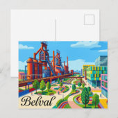 Carte Postale Belval Luxembourg (Devant / Derrière)