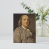 Carte Postale Ben Franklin Portrait (Debout devant)