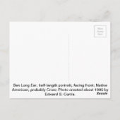 Carte Postale Ben Long Ear (Amérindien) (Dos)