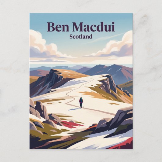 Carte Postale Ben Macdui Écosse (Devant)