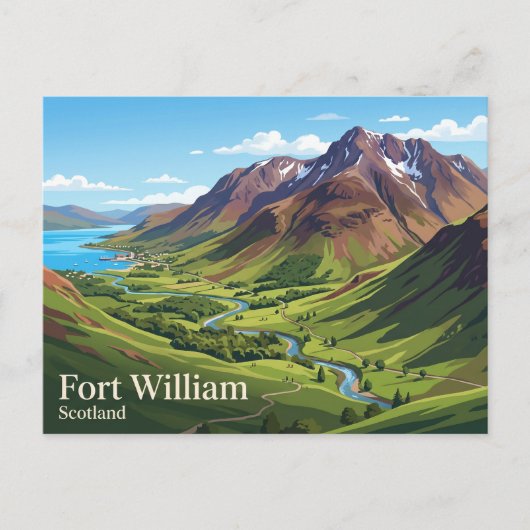 Carte Postale Ben Nevis Écosse (Devant)