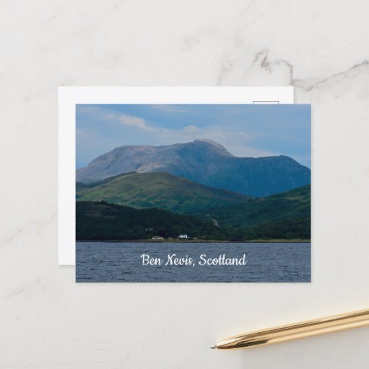 Carte postale Ben Nevis, Écosse (Devant/Arrière en situation)