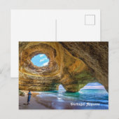 Carte Postale Benagil Algarve Portugal (Devant / Derrière)