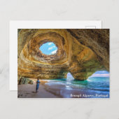 Carte Postale Benagil Algarve, Portugal (Devant / Derrière)