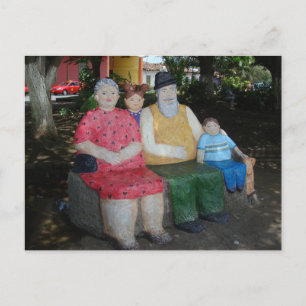 Carte Postale Bench Art