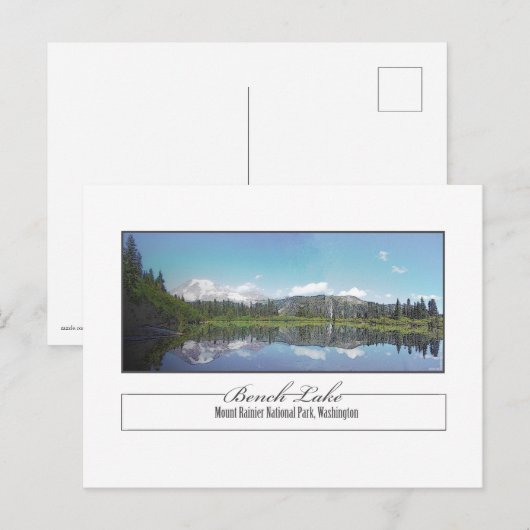 Carte Postale Bench Lake (Devant / Derrière)