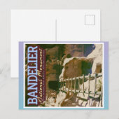 CARTE POSTALE BENDELIER MONUMENT NATIONAL - NOUVEAU MEXIQUE US (Devant / Derrière)