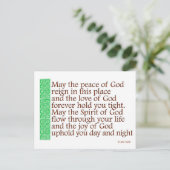 Carte Postale Bénédiction celtique (Debout devant)