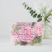 Carte Postale Bénédiction d'anniversaire Philippiens 1:2-3 Verse (Debout devant)