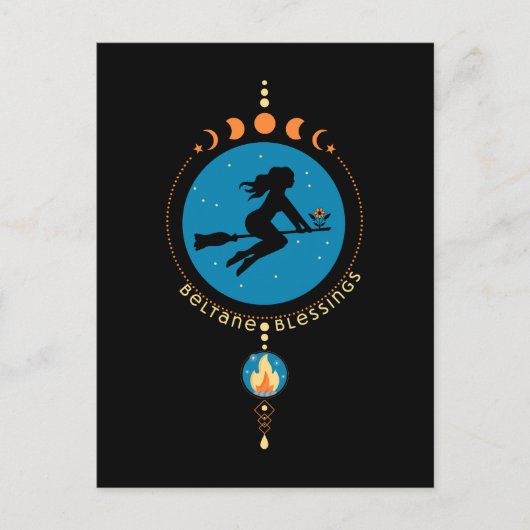 Carte Postale Bénédiction de Beltane (Devant)