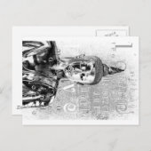 Carte Postale Bénédiction de Bouddha (Devant / Derrière)