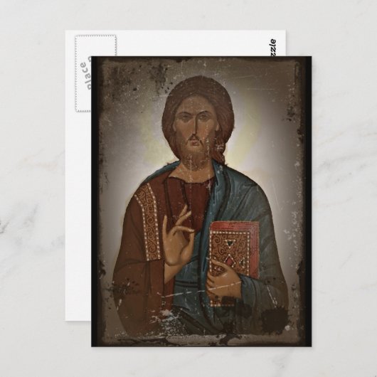 Carte Postale Bénédiction de Jésus (Devant / Derrière)