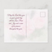 Carte Postale Bénédiction de la fête des mères Philippiens 1:2-3 (Dos)