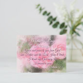 Carte Postale Bénédiction de la fête des mères Philippiens 1:2-3 (Debout devant)