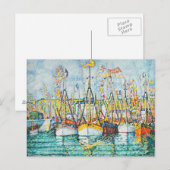 Carte Postale Bénédiction de la flotte de thon à Groix par Paul  (Devant / Derrière)