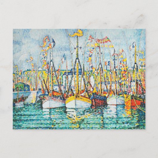 Carte Postale Bénédiction de la flotte de thon à Groix par Paul  (Devant)