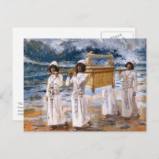 Carte Postale Bénédiction de la Pâque. Art (Devant / Derrière)