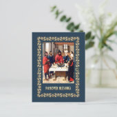 Carte Postale Bénédiction de la Pâque. Art (Debout devant)