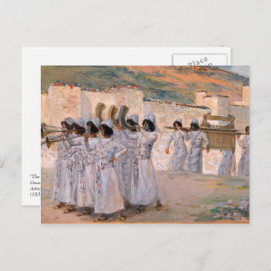 Carte Postale Bénédiction de la Pâque. Art