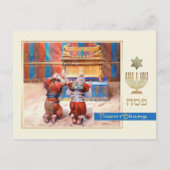 Carte Postale Bénédiction de la Pâque. Art (Devant)