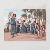 Carte Postale Bénédiction de la Pâque. Art (Devant)