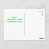 Carte Postale Bénédiction De Pâques De Notre-Dame De Guadalupe (Dos)