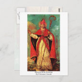 Carte Postale Bénédiction De Saint Nicolas Par Francesco Guardi (Devant / Derrière)