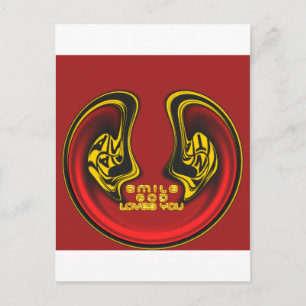 Carte Postale Bénédiction d'en haut : L'Amour de Dieu Salutation