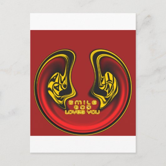 Carte Postale Bénédiction d'en haut : L'Amour de Dieu Salutation (Devant)