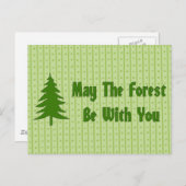 Carte Postale Bénédiction forestière (Devant / Derrière)