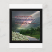 CARTE POSTALE BÉNÉDICTION IRLANDAISE (Devant)