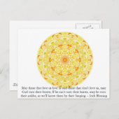 Carte Postale Bénédiction irlandaise humoristique d'IRLANDE (Devant / Derrière)