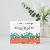 Carte Postale Bénédictions citrouilles (Debout devant)