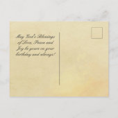 Carte Postale Bénédictions d'anniversaire Psaume 36:7 Bible Oise (Dos)