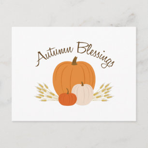 Carte Postale Bénédictions d'automne
