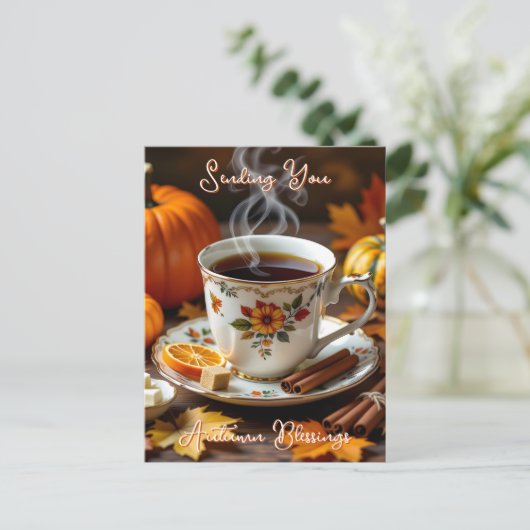 Carte Postale Bénédictions d'automne (Debout devant)