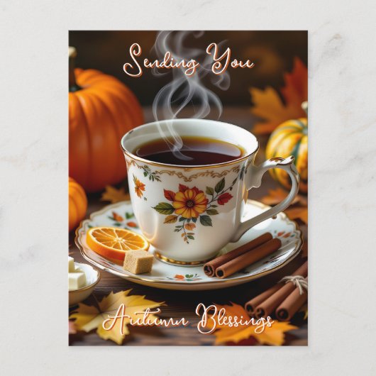 Carte Postale Bénédictions d'automne (Devant)