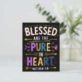 Carte Postale Bénédictions de cœur pur (Debout devant)