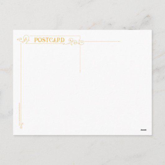 Carte postale Bénédictions de Noël (Dos)