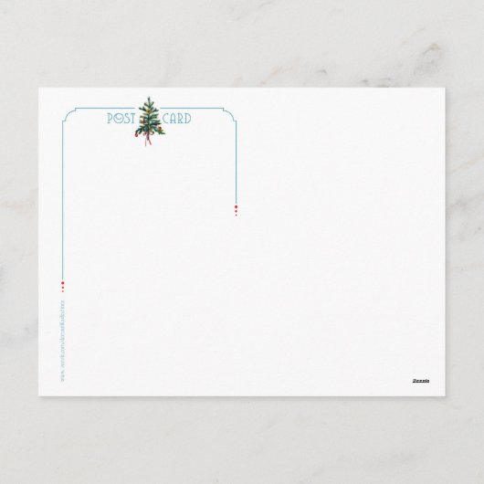 Carte postale Bénédictions de Noël (Dos)