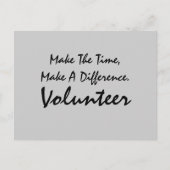 Carte Postale Bénévole (Devant)