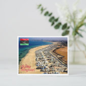 Carte Postale Benghazi - Libye - Plage - (Debout devant)